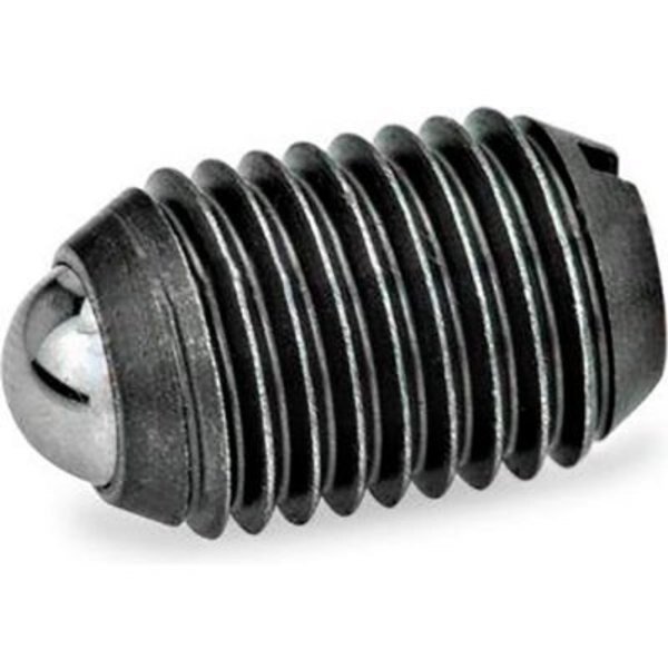 J.W. Winco GN615 Ball Plungers, Steel, Slot, Standard Spring, 0.31
